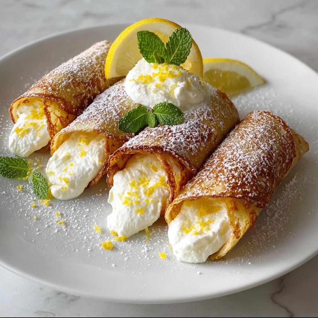 Decadent Lemon Mascarpone Stuffed French Toast Roll Ups Recipe - Recipe Image