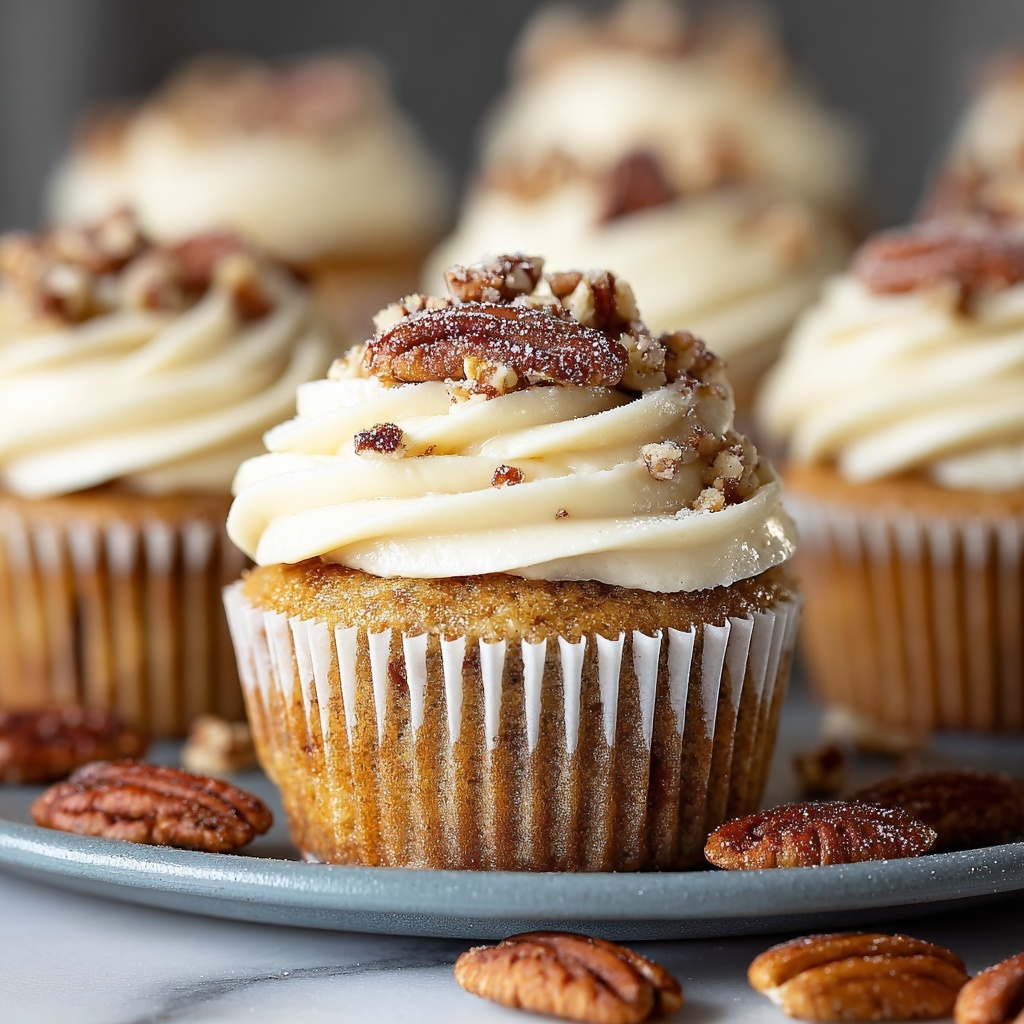 Pecan Pie Cupcakes Recipe - Recipe Image