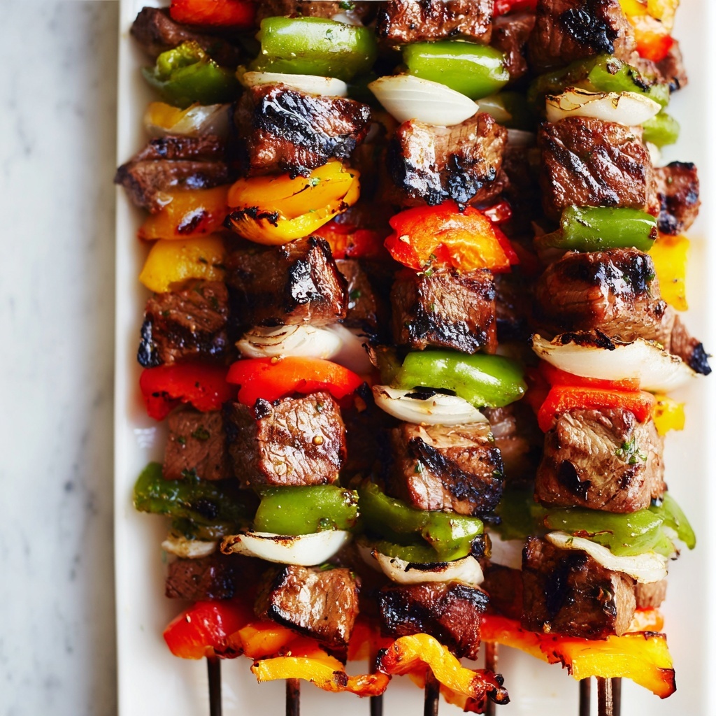 Grilled Steak Kebabs Recipe - Recipe Image
