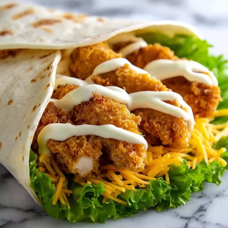 Crispy Chicken Snack Wrap Recipe