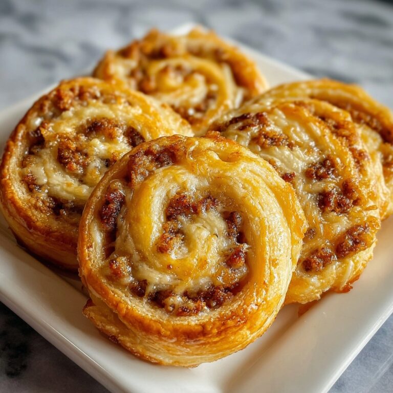Sausage Cheese Crescent Roll Pinwheels Recipe