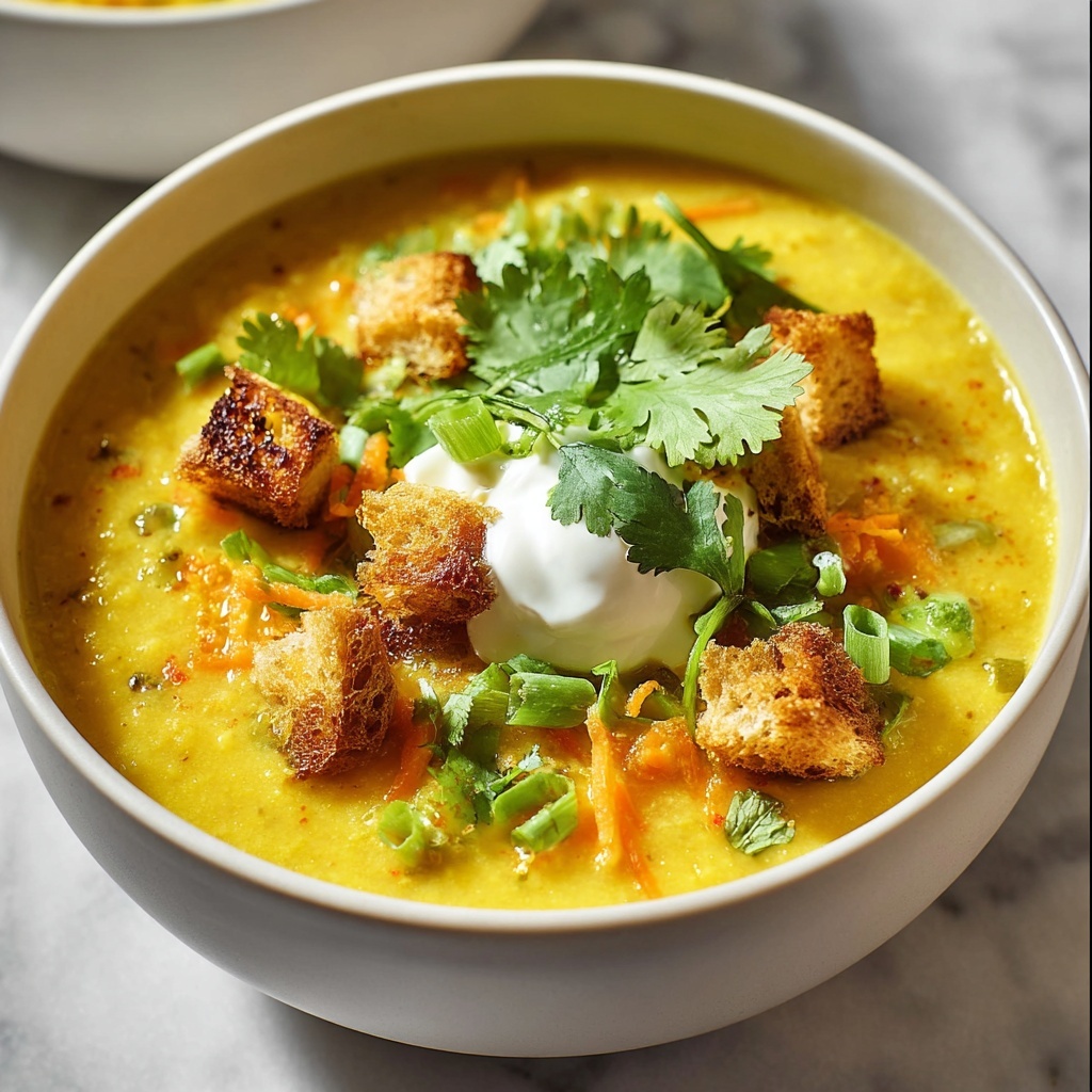 Creamy Mulligatawny Soup with Chicken, Curry, and Coconut Milk Recipe - Recipe Image
