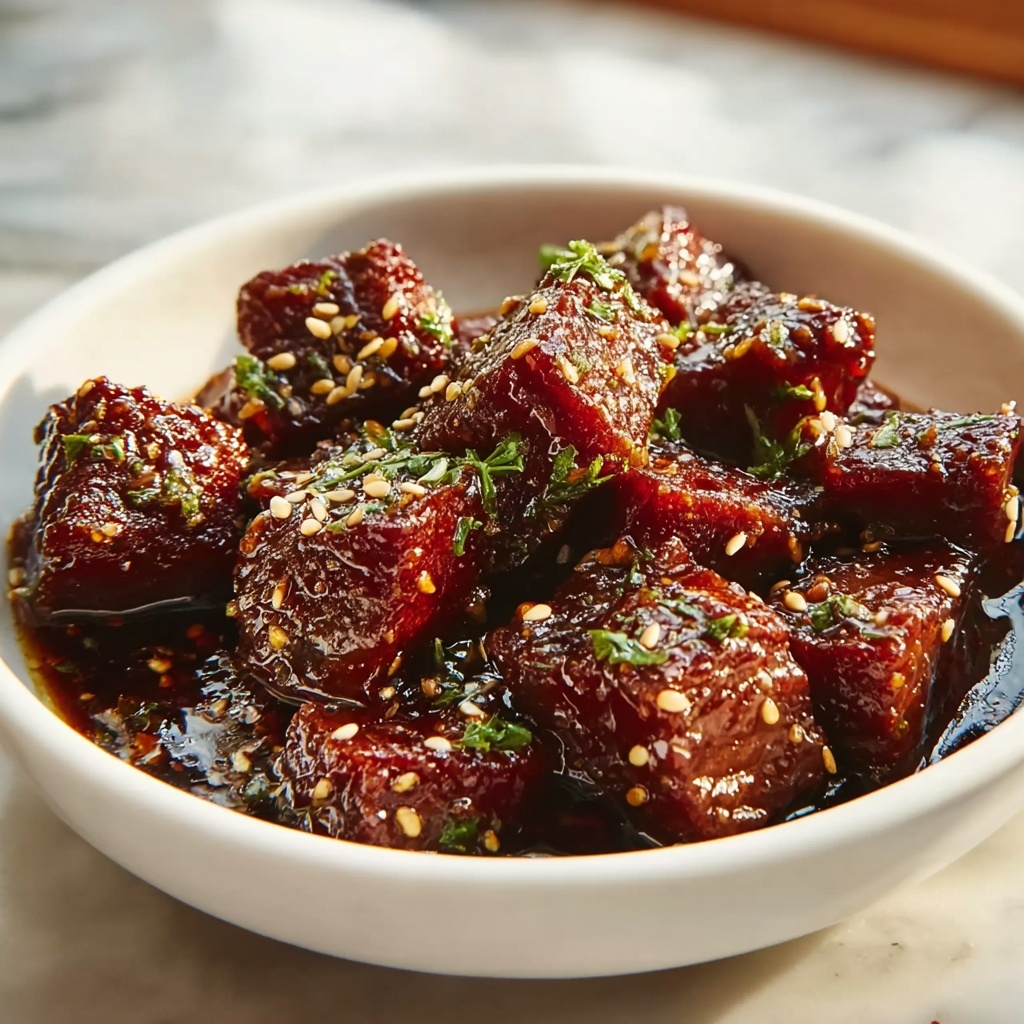 Sweet and Sticky Steak Bites Recipe - Recipe Image