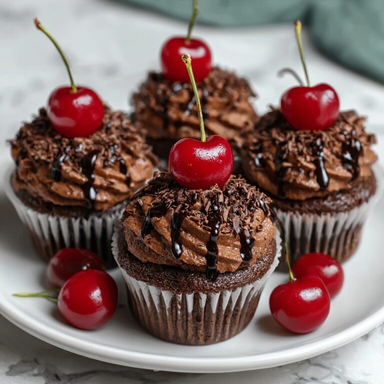 Dark Chocolate Cherry Soufflé Cups Recipe