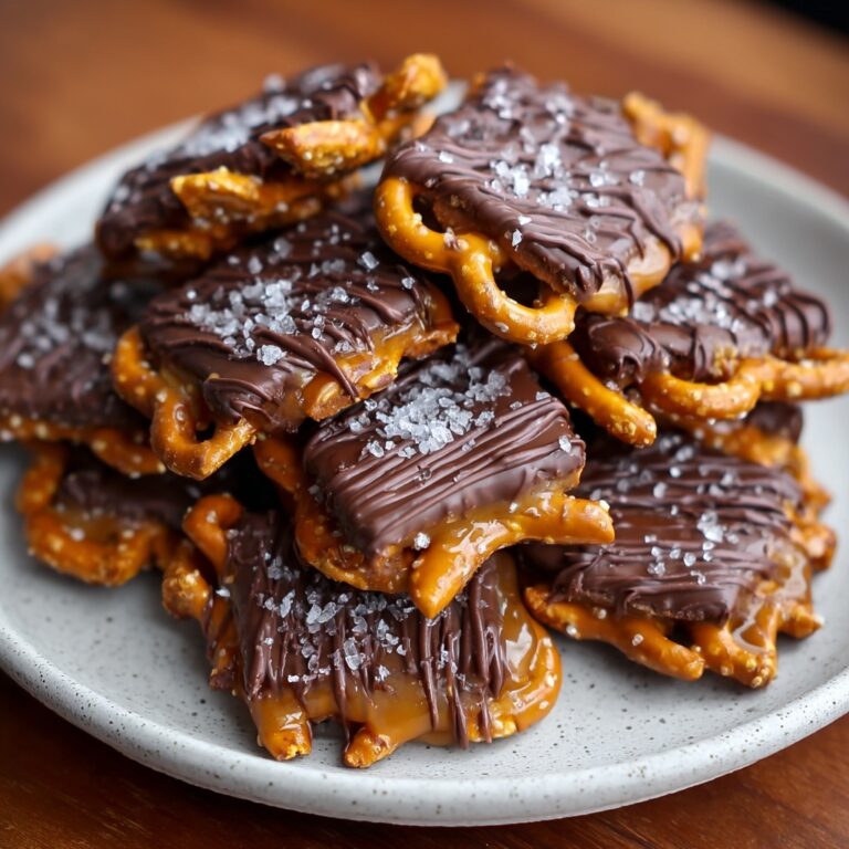 Salted Caramel Pretzel Clusters Recipe