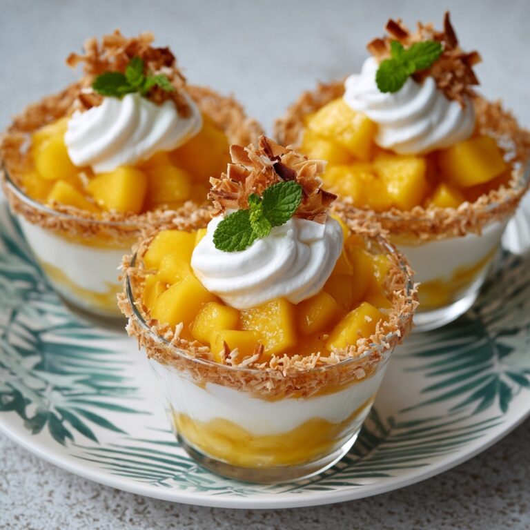 Mango Coconut Whip Cups Recipe