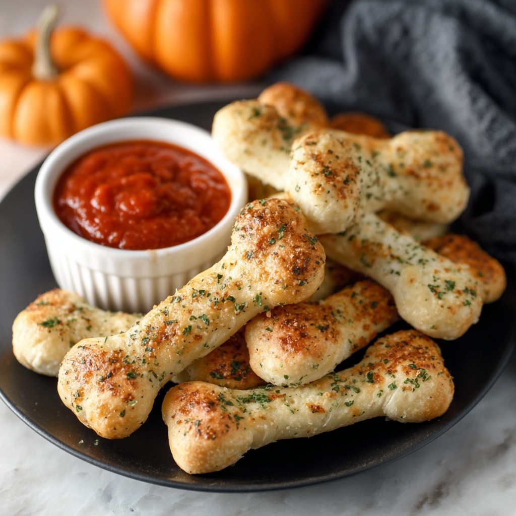 Easy Halloween Breadstick Bones Recipe - Recipe Image