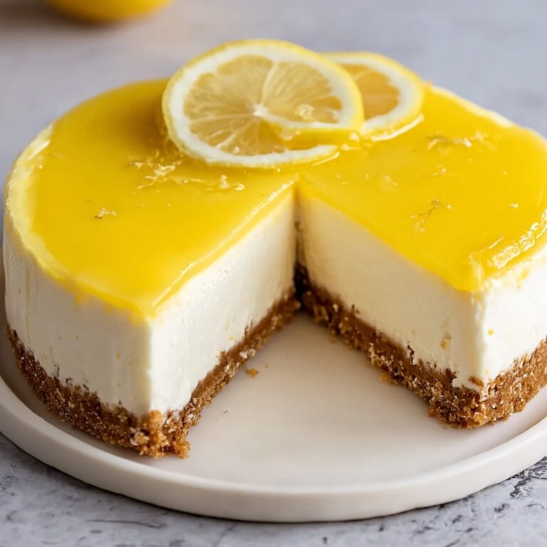 No Bake Lemon Curd Cheesecake: Refreshing and Creamy Delight Recipe