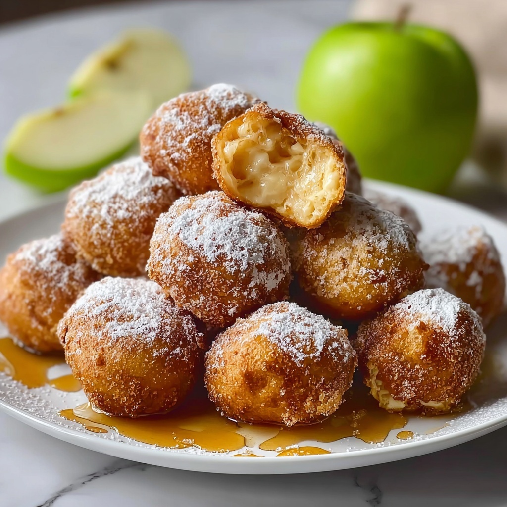 Spiced Apple Fritters With Hot Honey Recipe - Recipe Image
