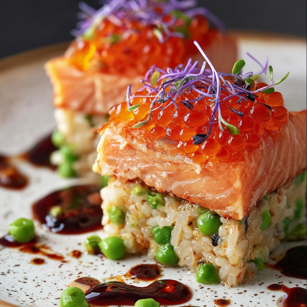 Spicy Salmon Crispy Rice Recipe - Recipe Image