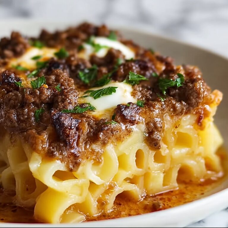 Slow Cooker Beef & Cheese Casserole Recipe