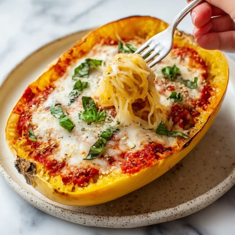 Chicken Parmesan Stuffed Spaghetti Squash Recipe