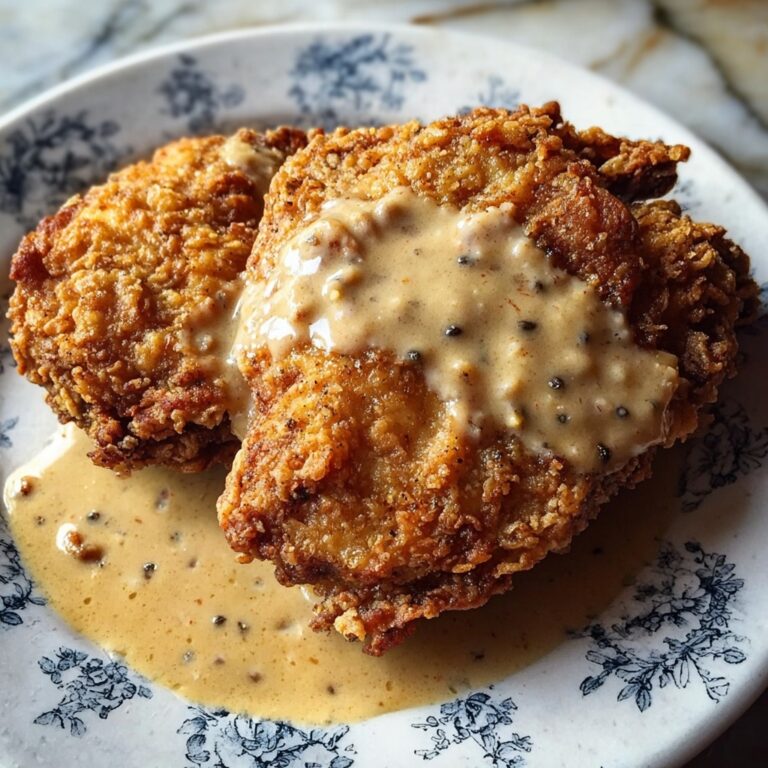 Crispy Chicken Fried Steak with Rich Homemade Gravy Recipe