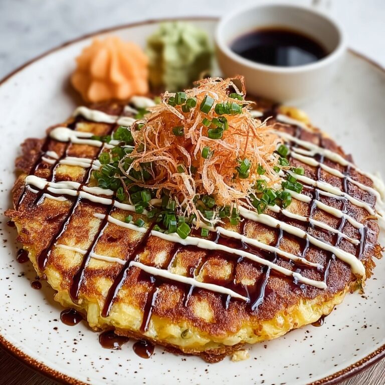 Japanese Savory Cabbage Pancake Recipe