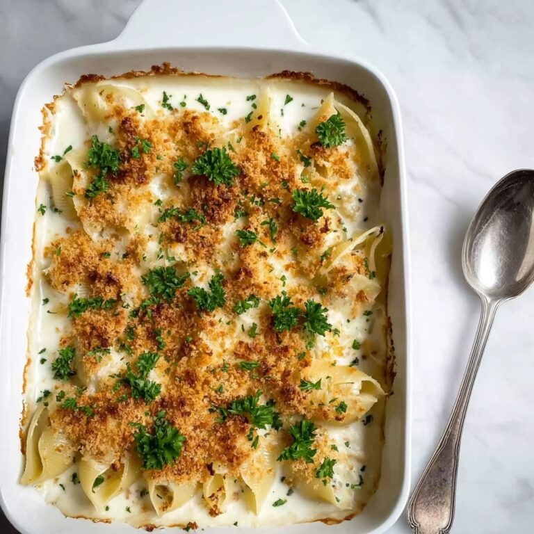 Seafood Stuffed Jumbo Pasta Shells Recipe