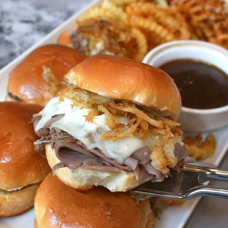 French Dip Sliders Recipe