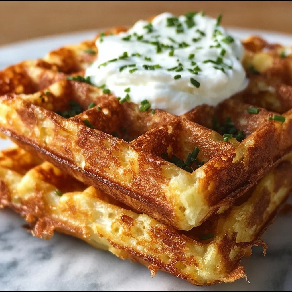 Hashbrown Chaffle Recipe - Recipe Image