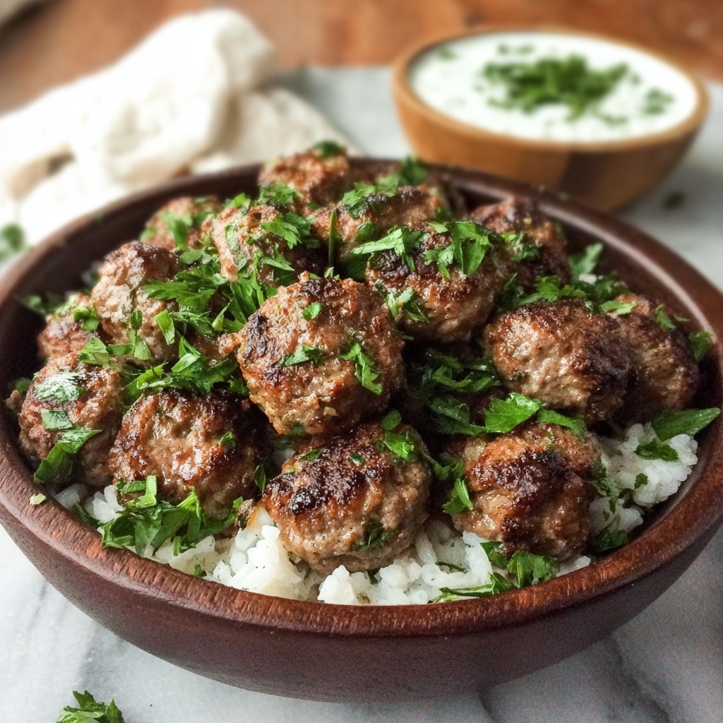 Greek Keftedes (Traditional Greek Meatballs) Recipe - Recipe Image