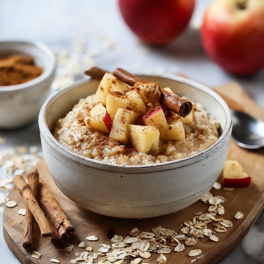Cinnamon Apple Oatmeal Bowl Recipe - Recipe Image