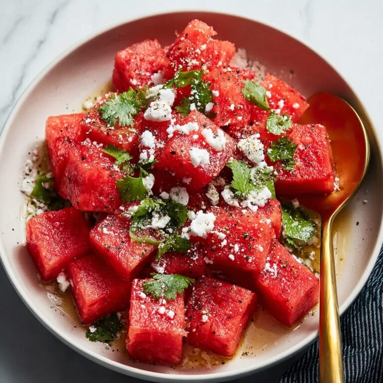 Refreshing Watermelon Chaat: A Burst of Summer Flavor Recipe