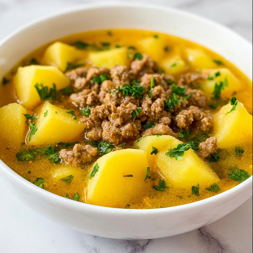 Creamy Potato & Sausage Soup Recipe - Recipe Image