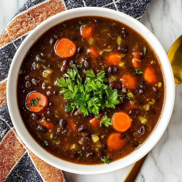 Easy Black Bean Salsa Soup Recipe