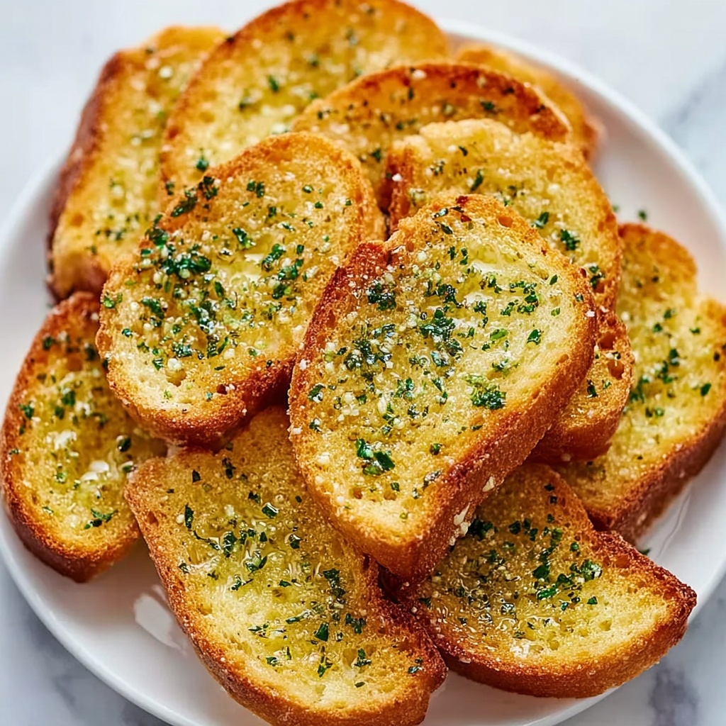 Easy Air Fryer Garlic Bread Recipe - Recipe Image