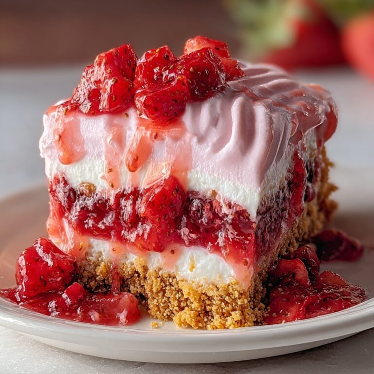 Strawberry Honeybun Cake with Strawberry Cream Icing Recipe