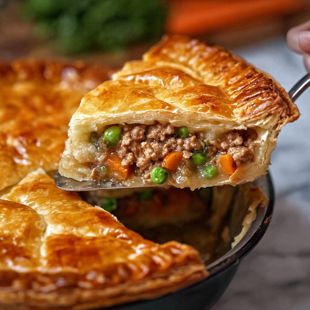 Vegetable Pot Pie with Savory Herb Filling and Flaky Crust Recipe - Recipe Image