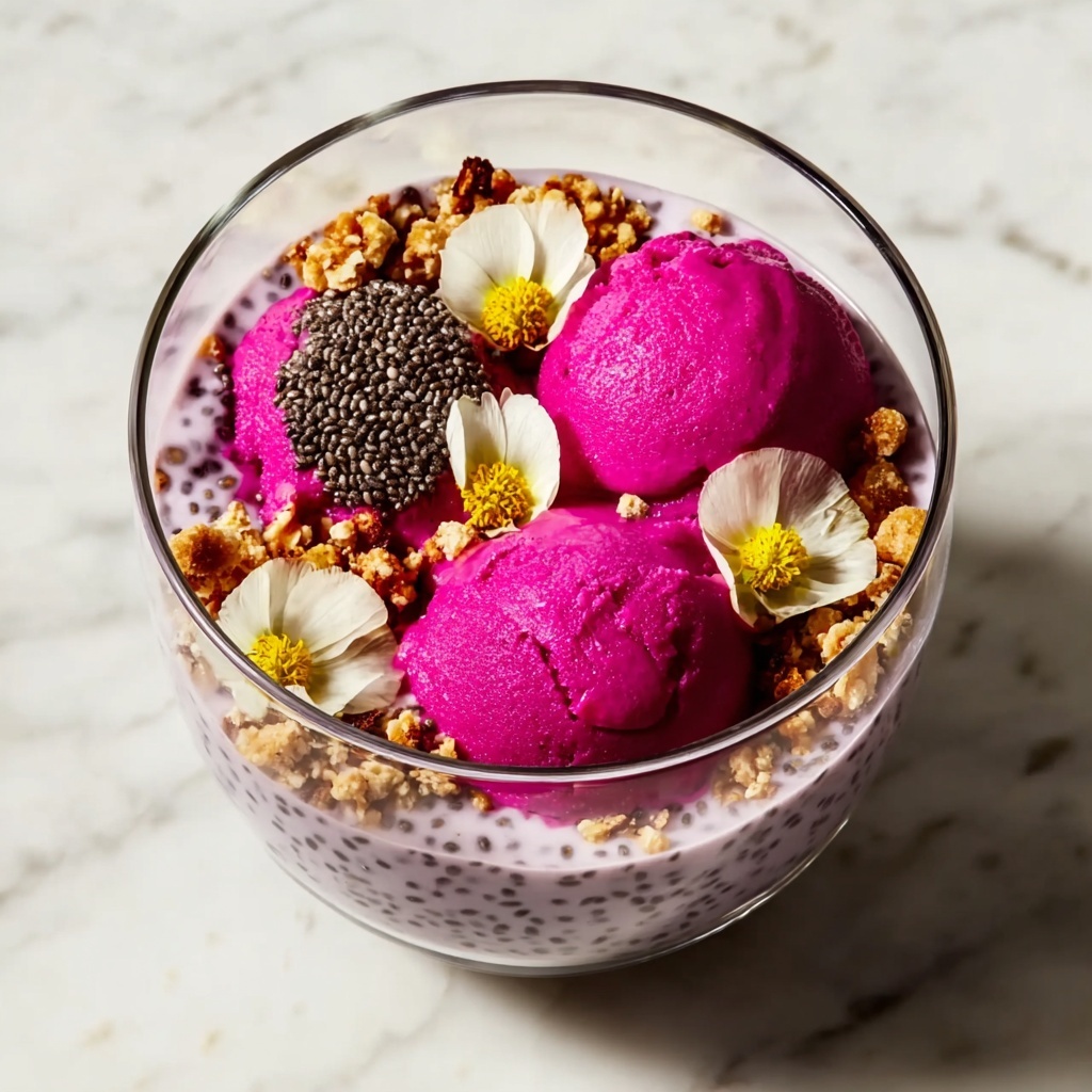 Rose Cardamom Chia Pudding: A Floral Vegan Delight Recipe - Recipe Image