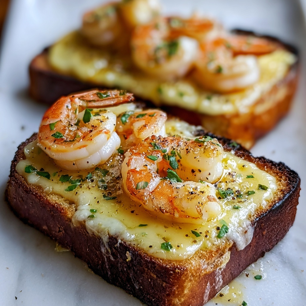 Cheesy Shrimp Toast Recipe - Recipe Image