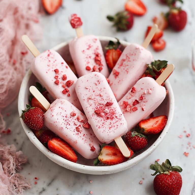 Vegan Strawberry Ice Cream Bars Recipe