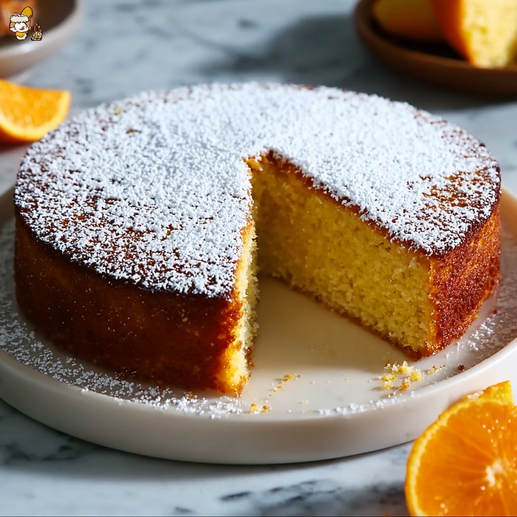 Intensely Citrusy Flourless Orange Cake Recipe - Recipe Image