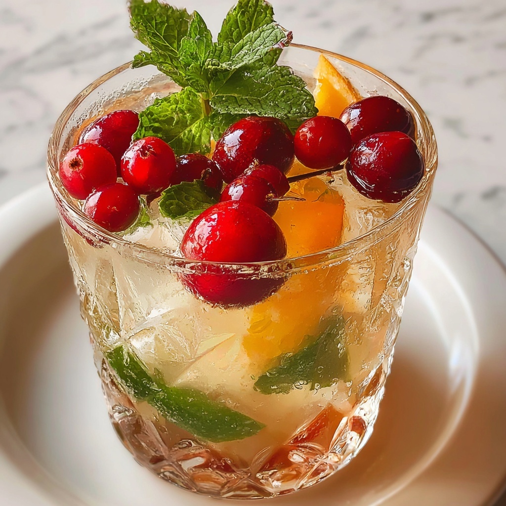 Festive Cranberry Vodka Cocktail Recipe - Recipe Image