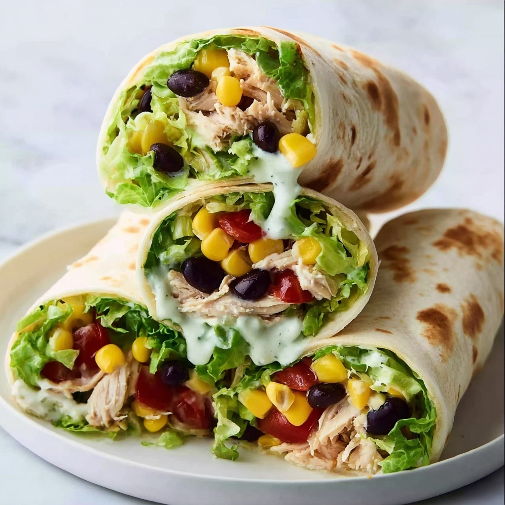 Southwest Chicken Wraps Recipe - Recipe Image