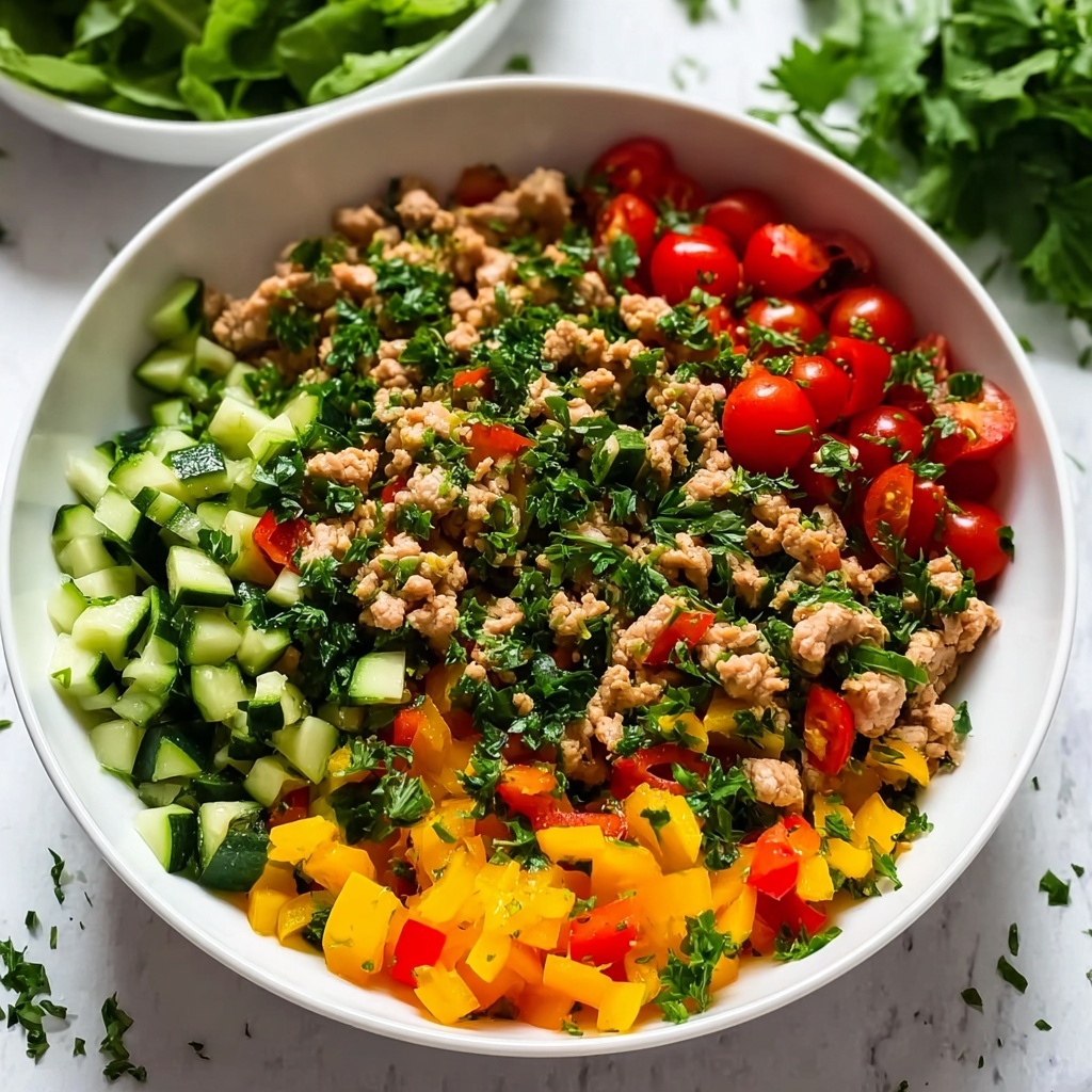 Mediterranean Keto Ground Chicken Skillet: 7 Flavorful Secrets Recipe - Recipe Image