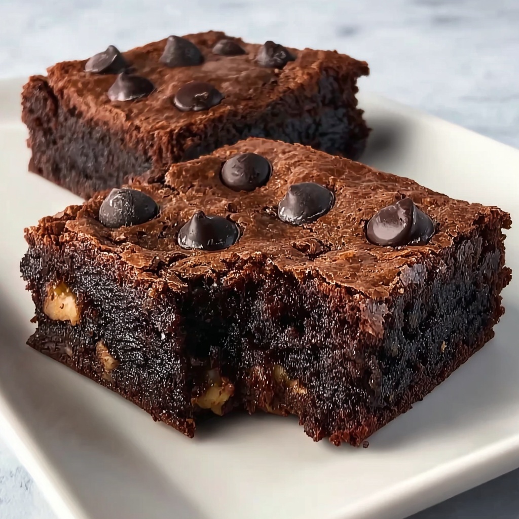 Banana Bread Brownie Bars Recipe - Recipe Image