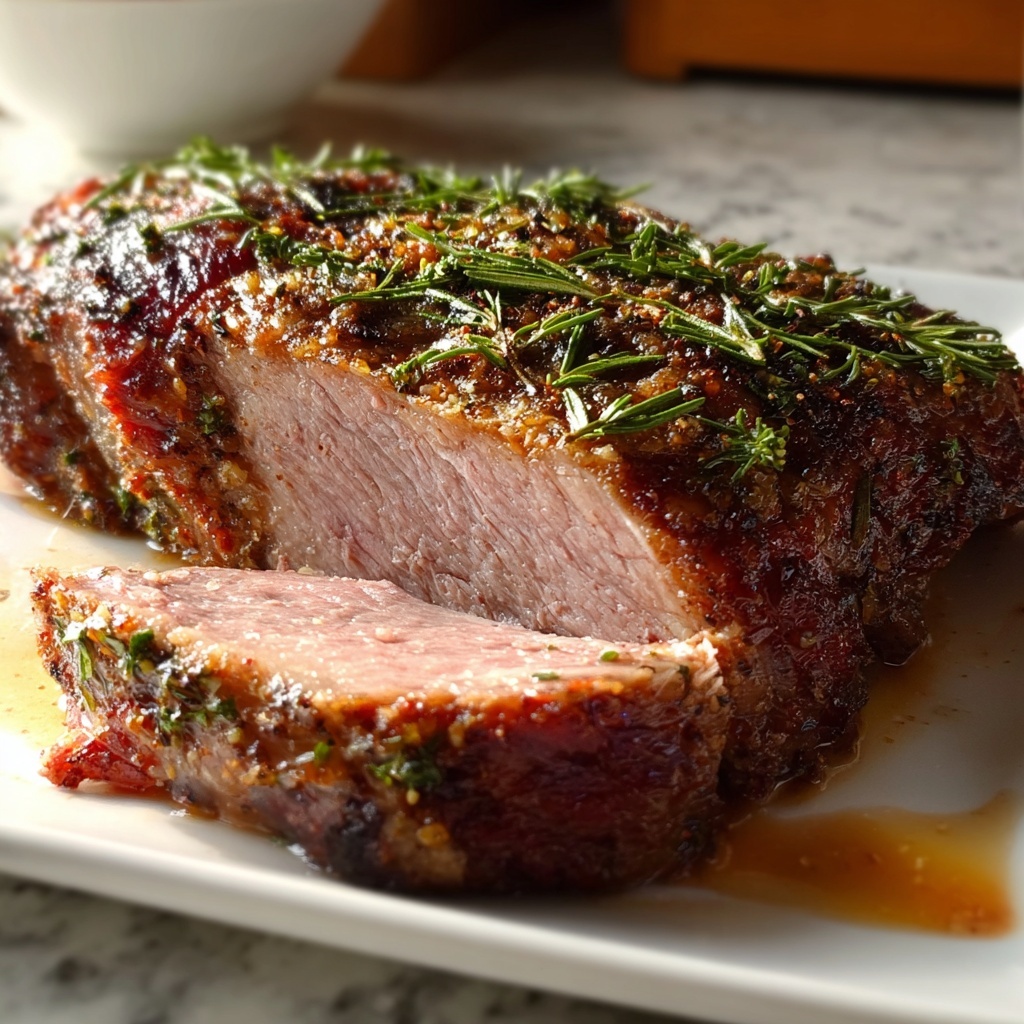 Roasted Leg of Lamb: 5 Steps to Juicy Perfection Recipe - Recipe Image