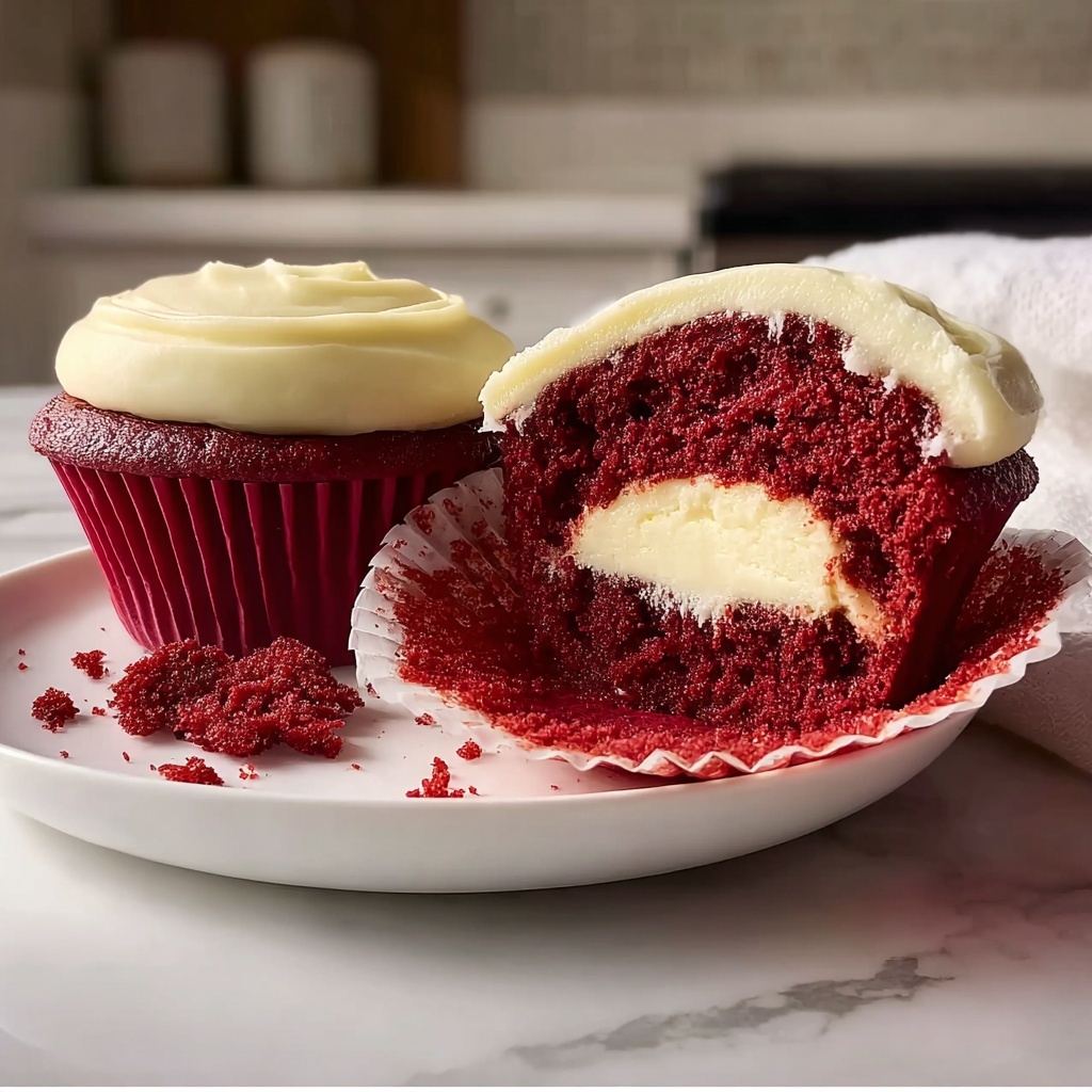 Red Velvet Cookie Cups Recipe - Recipe Image