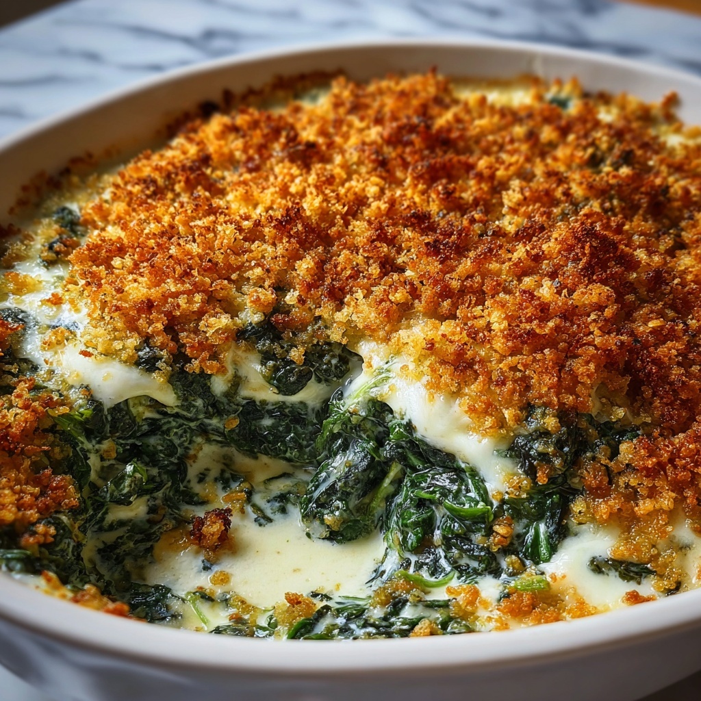 Crunchy Spinach Casserole Recipe: 5 Irresistible Secrets Recipe - Recipe Image