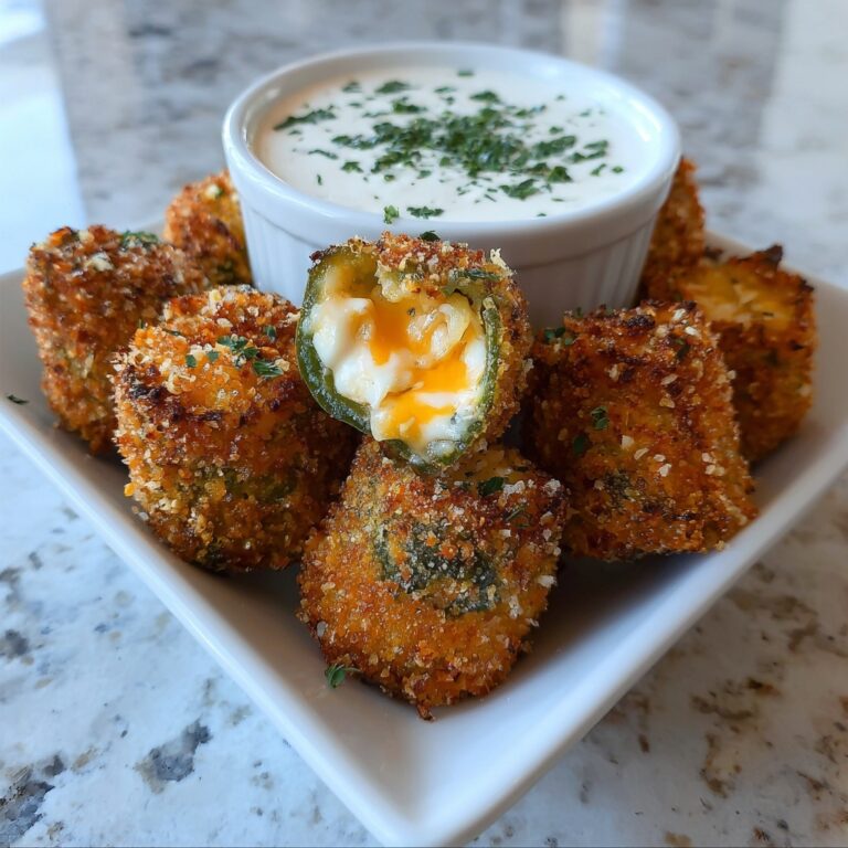 Cheesy Jalapeno Ranch Chicken Poppers with Creamy Dip Recipe