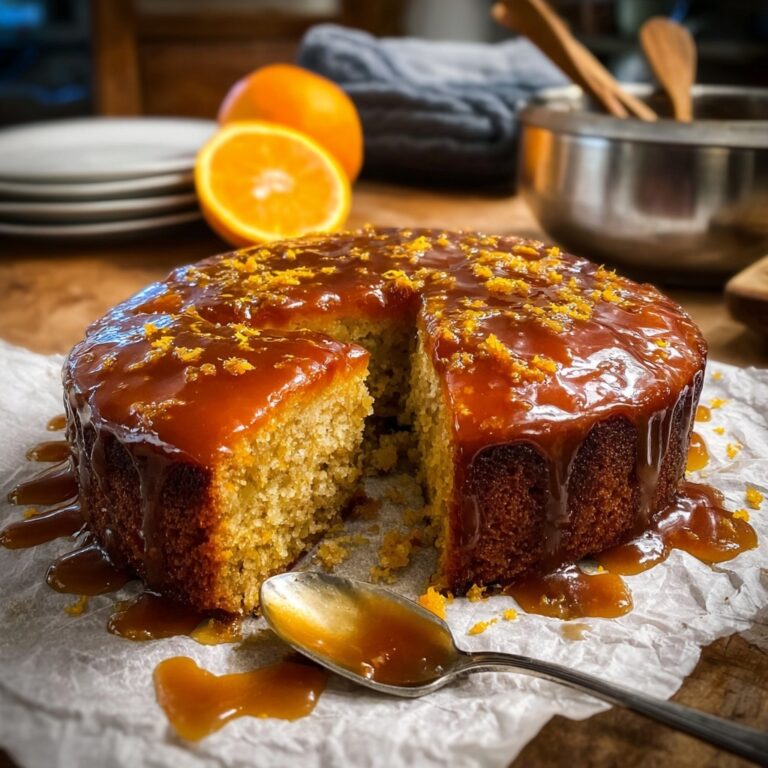 Sticky Toffee Date Cake with Orange Glaze Recipe