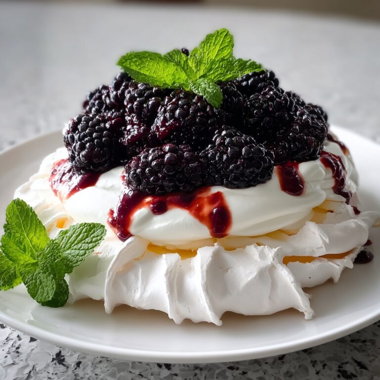 Blackberry Pavlova Recipe