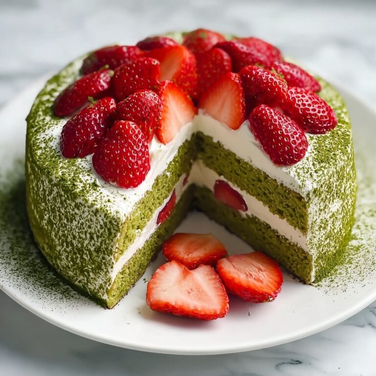 Matcha Strawberry Cake Recipe