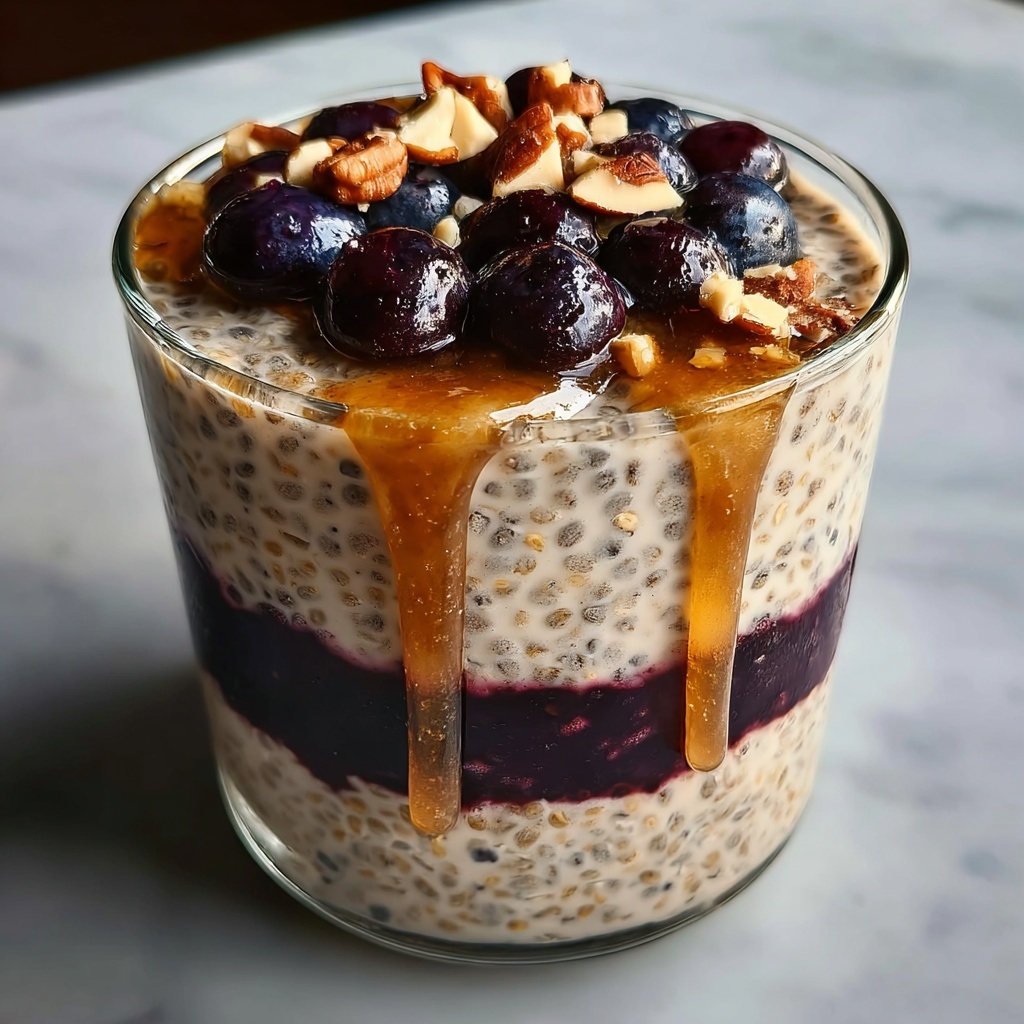 Blueberry Overnight Oats Recipe - Recipe Image