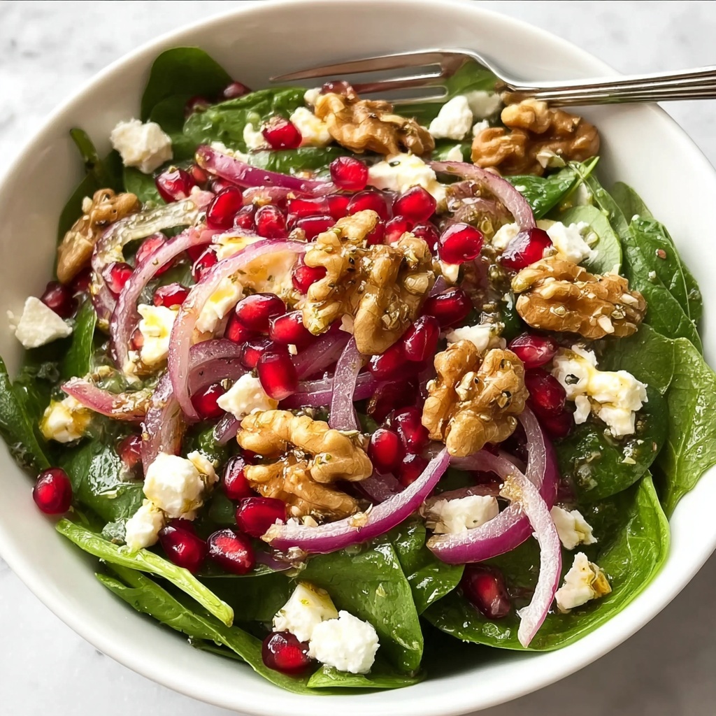 Pomegranate Spinach Salad: 6 Reasons You'll Love It Recipe - Recipe Image