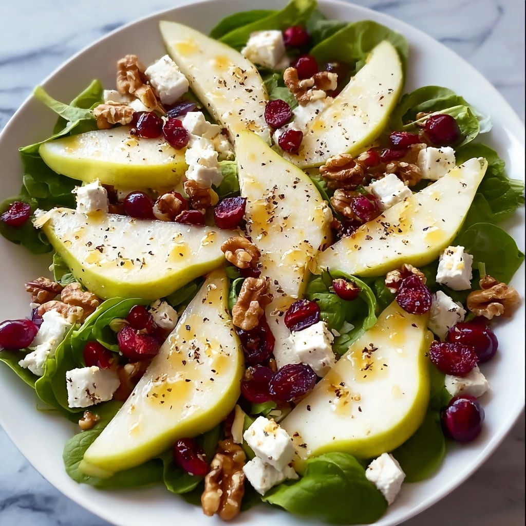 Pear & Feta Holiday Salad: 5 Ways to Impress Guests Recipe - Recipe Image