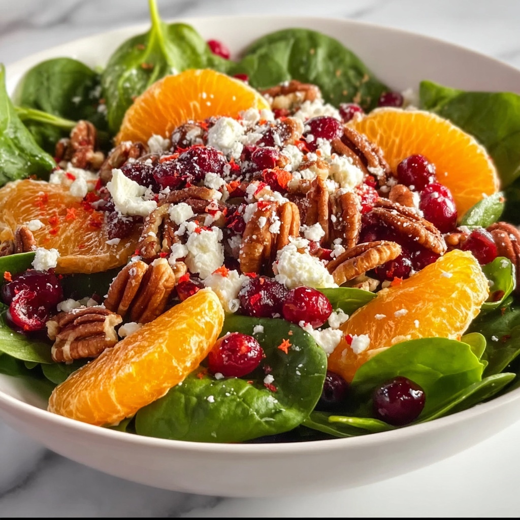 Festive Orange & Cranberry Salad: A Joyful Holiday Delight Recipe - Recipe Image