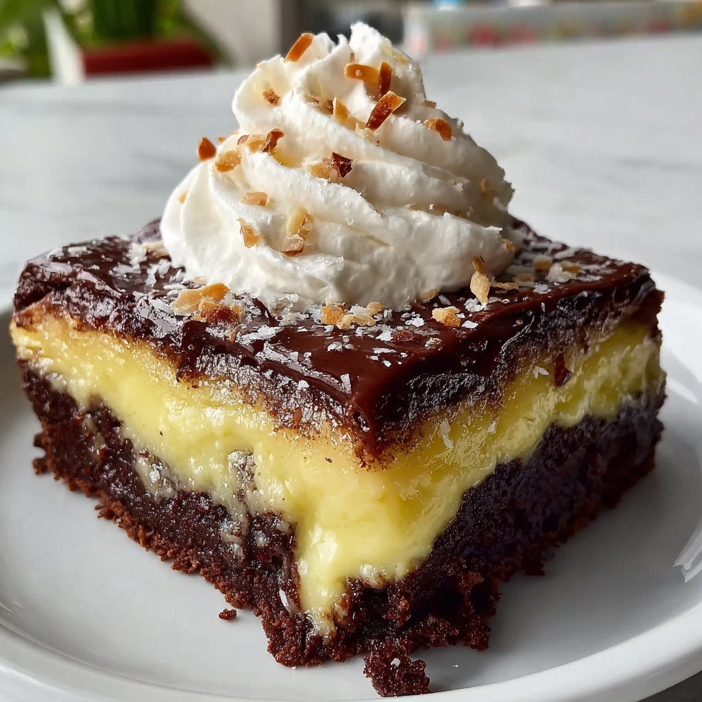Comforting Banana Pudding Brownies You’ll Love Recipe - Recipe Image