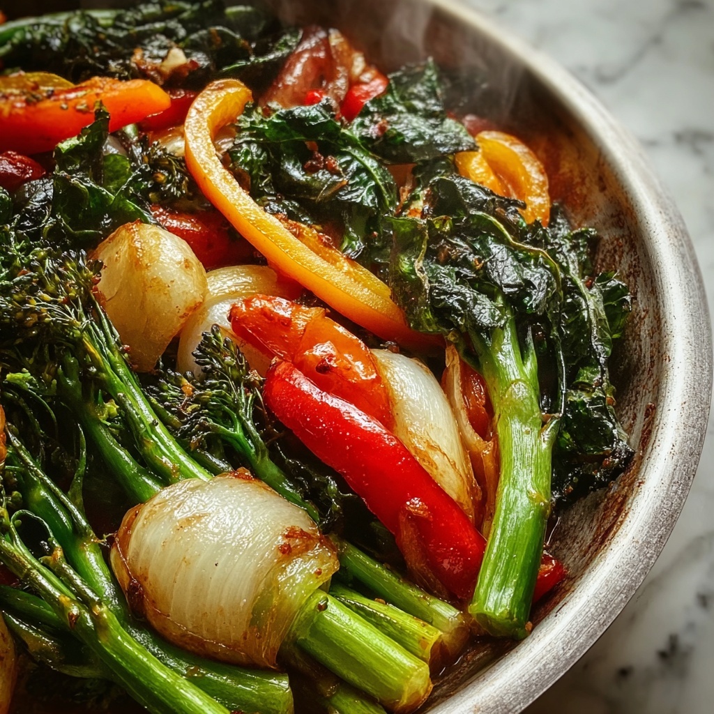 Tasty and Ready in the Pan: Comforting Veggie Delight Recipe - Recipe Image